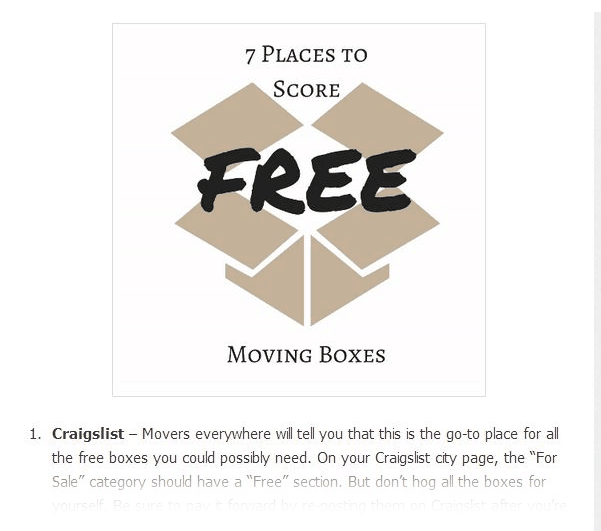 Free Moving Boxes